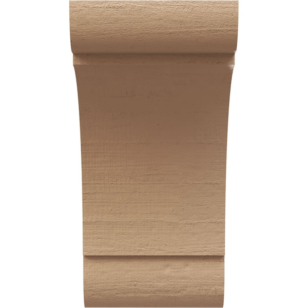 7in. W X 7in. D X 14in. H Series 2 Wide Olympic Rough Cedar Woodgrain TimberThane Corbel, Primed Tan